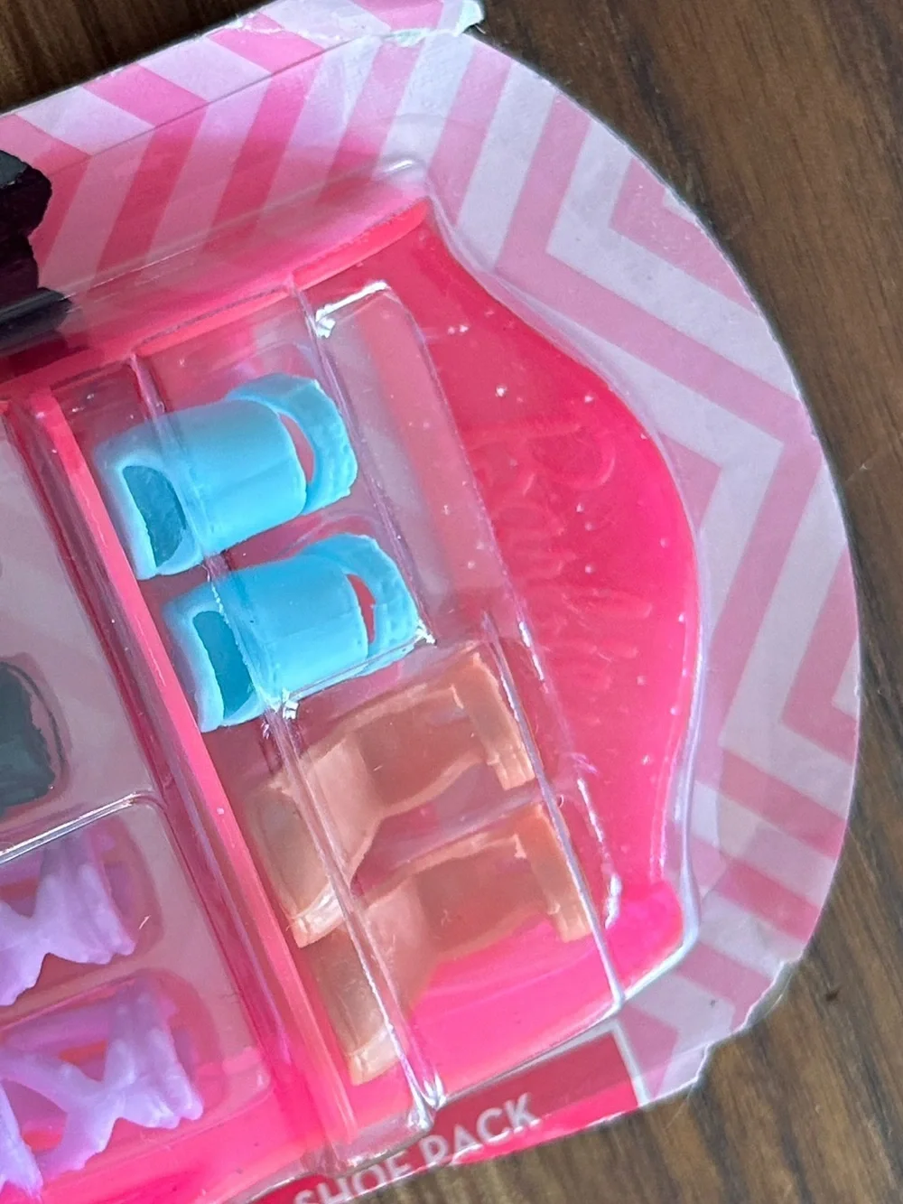 NEW Barbie Doll Shoe Pack & Shelf - Teal, Orange, Black, Lavender